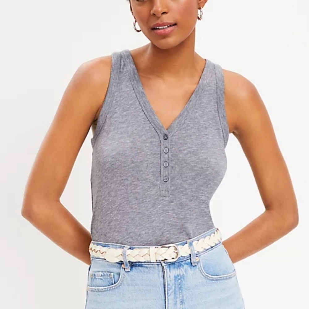 💛 Henley tank top